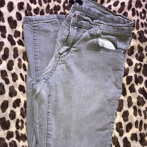 Gray jeans